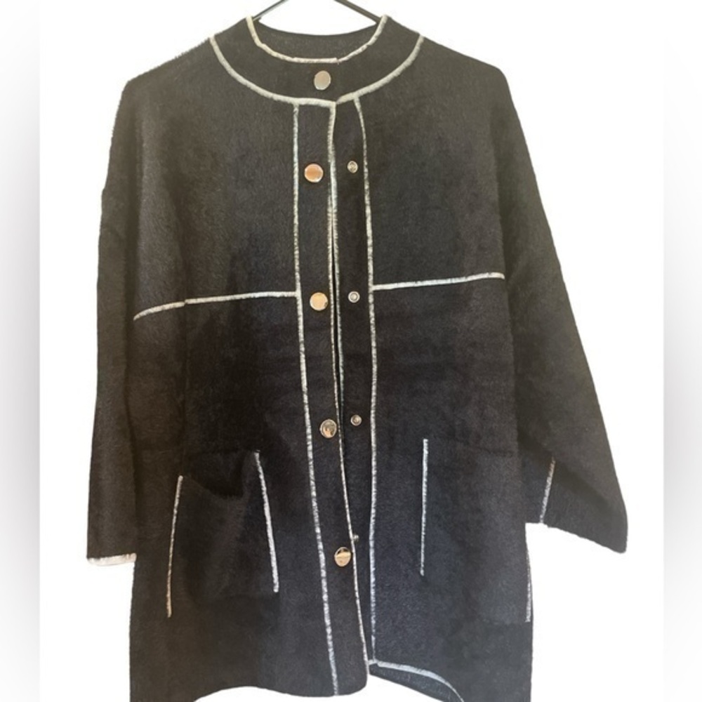 Cyrus Button Snap Front Lightweight Jacket In Siz… - image 1